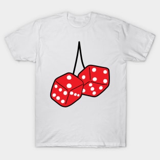 Fuzzy car dice T-Shirt